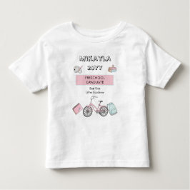 Naam Preschool Afstuderen | Jaar | School Kinder Shirts