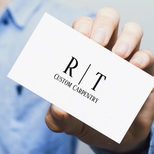 Naam QR Code Licentie # Professioneel Modern Zwart Visitekaartje