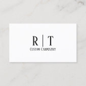 Naam QR Code Licentie # Professionele Moderne Zwar Visitekaartje (Voorkant)