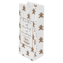 Naam & Quote op Schattige Gingerbread Man