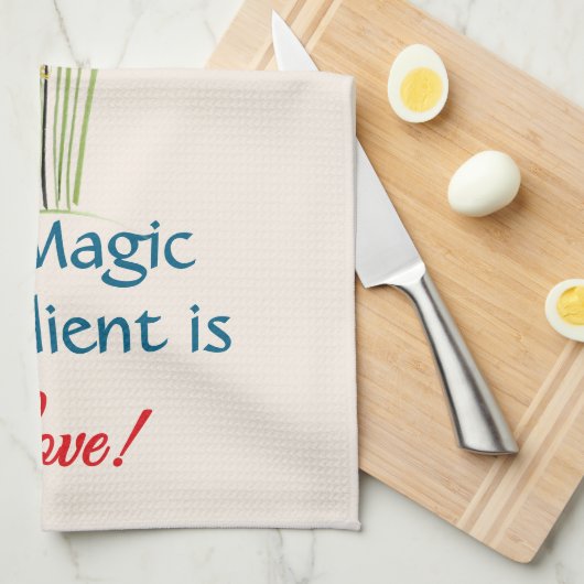 Naam, Quote, Papier Gevulde Bloemen Print Groot Theedoek (Quarter Fold)