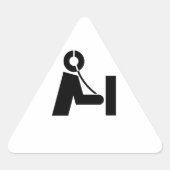 Naam radiopictogram Ham Sticker (Voorkant)