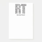 Naam Recreationele Therapist RT personaliseren Post-it® Notes (Voorkant)