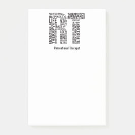 Naam Recreationele Therapist RT personaliseren Post-it® Notes