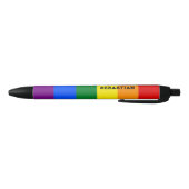  naam regenboogpride vlag zwarte inkt pen (Bodem)