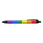  naam regenboogpride vlag zwarte inkt pen (Bovenkant)