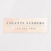 Naam regenboogwaterdichte waterverf labels (Design 1)