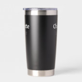 Naam Retro Bold Black Geïsoleerde Drinkbeker (Rechts)