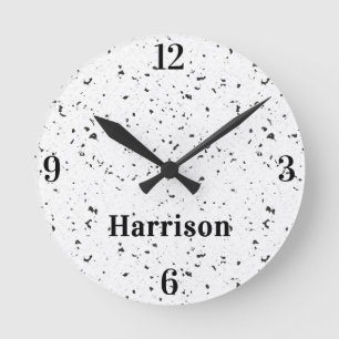 Naam    Retro Home Office Terrazzo Chips 8-in Ronde Klok