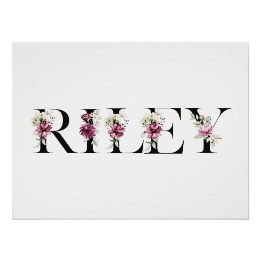 Naam Riley Perfect Poster (Voorkant)
