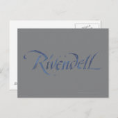 Naam Rivendell gestructureerd Briefkaart (Voorkant / Achterkant)