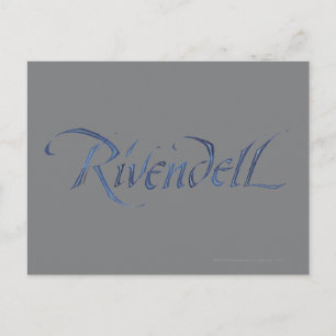 Naam Rivendell gestructureerd Briefkaart