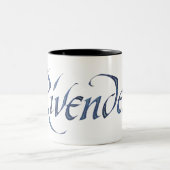 Naam Rivendell gestructureerd Tweekleurige Koffiemok (Center)