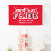Naam Rode School Pride Mascot Spandoek (Insitu)