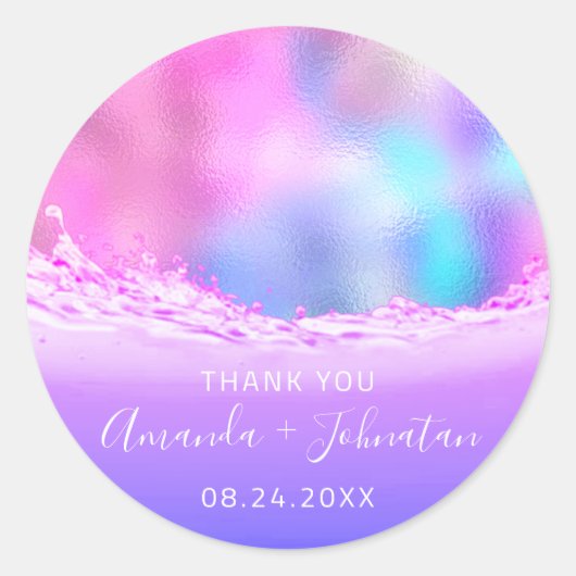 Naam Roos: Datum Parkeergolf — roze Ronde Sticker (Voorkant)