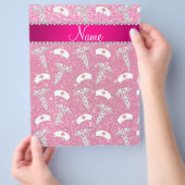 Naam roos roze zuster petten Silver Caduceus Flyer (Hand)