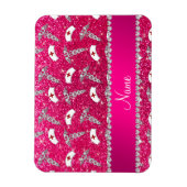 Naam roos roze zuster petten Silver Caduceus Magneet (Verticaal)