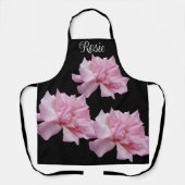  naam Rosie  roze roos bloemen Schort (Voorkant)