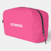 Naam Roze Bachelorette Make-up Gift Toilettasje (Rechterhoek)