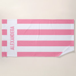 Naam Roze Ongehuwde Vriendin Bruidsmeisje Strandlaken