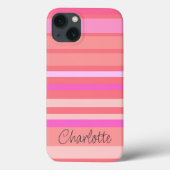 Naam | Roze striptekening Case-Mate iPhone Case (Achterkant)