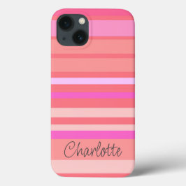 Naam | Roze striptekening Case-Mate iPhone Case