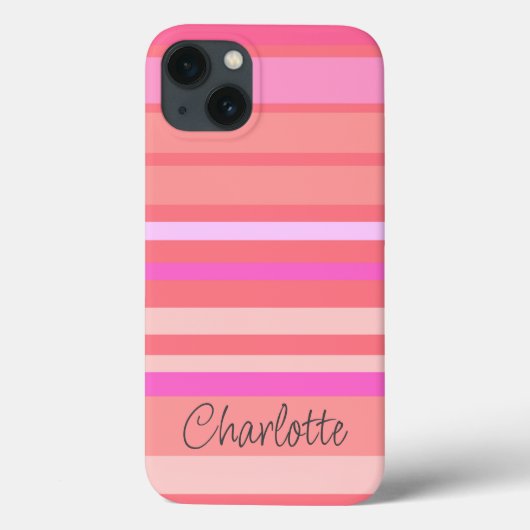 Naam | Roze striptekening Case-Mate iPhone Case (Achterkant)