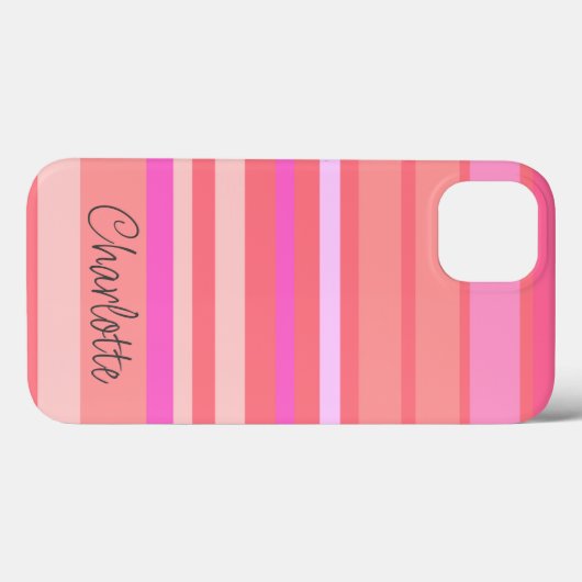 Naam | Roze striptekening Case-Mate iPhone Case (Achterkant (horizontaal))