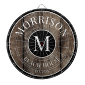 Naam Rustic Wood Dartbord (Voorkant)