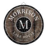 Naam Rustic Wood Dartbord (Voorkant)