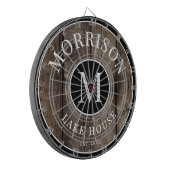 Naam Rustic Wood Dartbord (Voorkant Links)