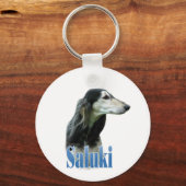 Naam Saluki Sleutelhanger (Achterkant)