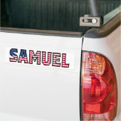 Naam Samuel Vorname USA Aufkleber Sticker Auto (Op Truck)