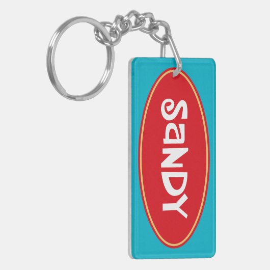 Naam "Sandy" Sleutelhanger (Voorkant Links)