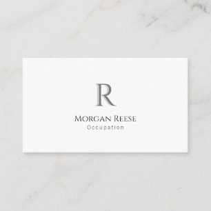 Naam, Schaduw Monogram, Maak Uw QR Code Visitekaartje