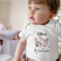 Naam, Schattig Mijn 1e Pasen Peuter-Baby
