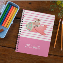 Naam & Schattigee Waterverf Koe in Vliegtuig, Whim