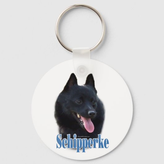 Naam Schipperke Sleutelhanger (Achterkant)
