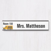 Naam Schoolbeheerdersleider Deurbordje (Voorkant)