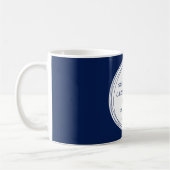 Naam, schoonzoon, Kerstmis, Verjaardag, Navy C41 Koffiemok (Links)