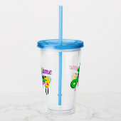 Naam schrijven acryl drinkbeker (Rechts)