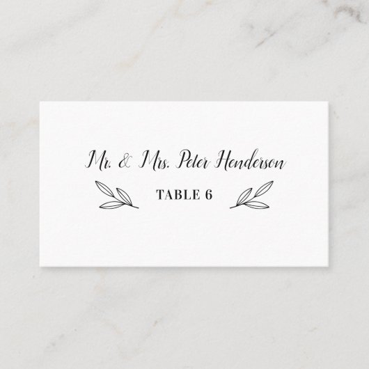 Naam script/scort/plaatskaart voor bijkantoren plaatskaartje (Voorkant)