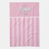 Naam Script Vintage Roze Streep Theedoek (Verticaal)