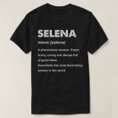 Naam Selena T-shirt (Design voorkant)