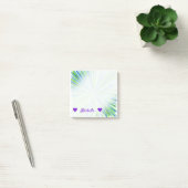 Naam + Shades van het Groene en Blauwe Patroon van Post-it® Notes (Kantoor)