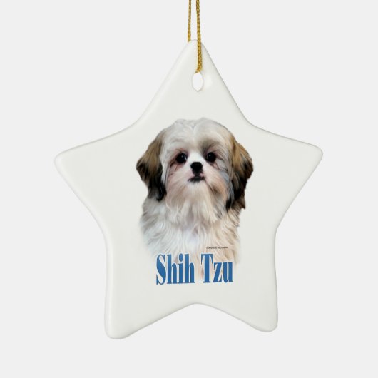 Naam Shih Tzu Keramisch Ornament (Rechts)