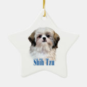 Naam Shih Tzu Keramisch Ornament (Achterkant)