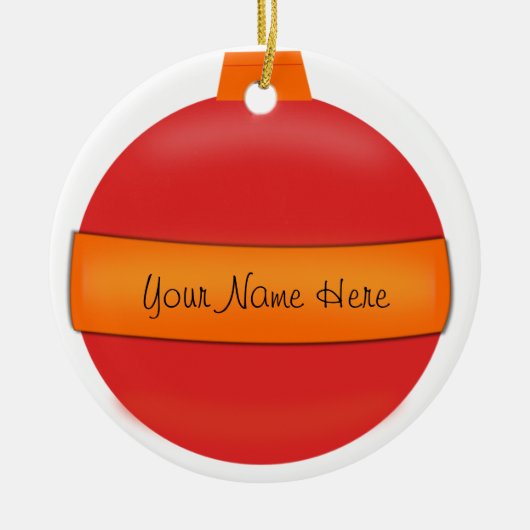 Naam sierstructuur keramisch ornament (Voorkant)