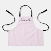 Naam Simple Chic Elegant script Naam Schort (Voorkant)