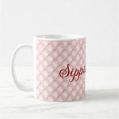 Naam, Sippin ' Roze Tufted 11oz Koffie Mok (Links)